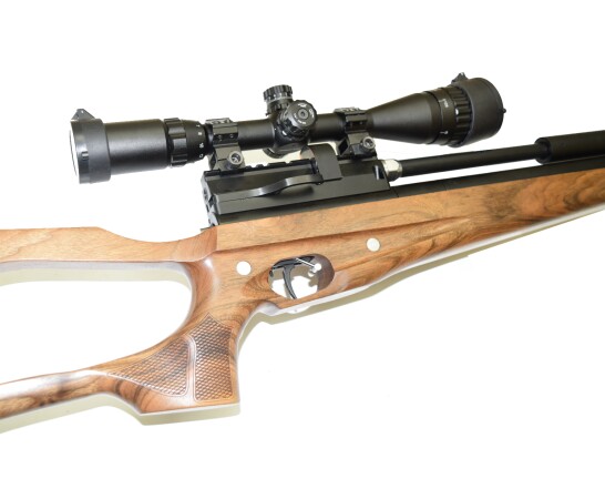 Пневматическая винтовка Jager SPR Карабин (PCP, 5.5 мм, дерево, 450 мм)