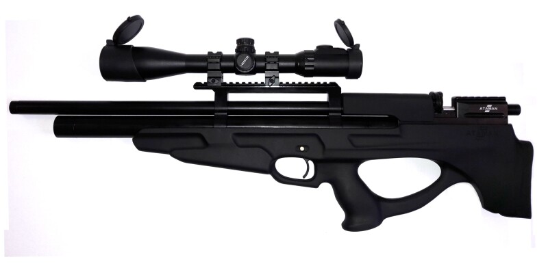 Пневматическая винтовка Ataman Bullpup M2R 825/RB 5.5 (темный софт - тач, магазин в комплекте)