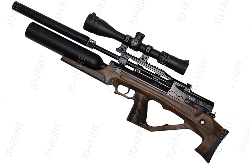 PCP Егерь с передним взводом  Jager SP BullPup  Колба (6.35 мм, дерево, 550 мм) полигонал