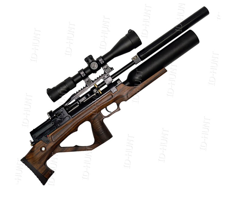 PCP Егерь с передним взводом  Jager SP BullPup  Колба (6.35 мм, дерево, 550 мм) полигонал